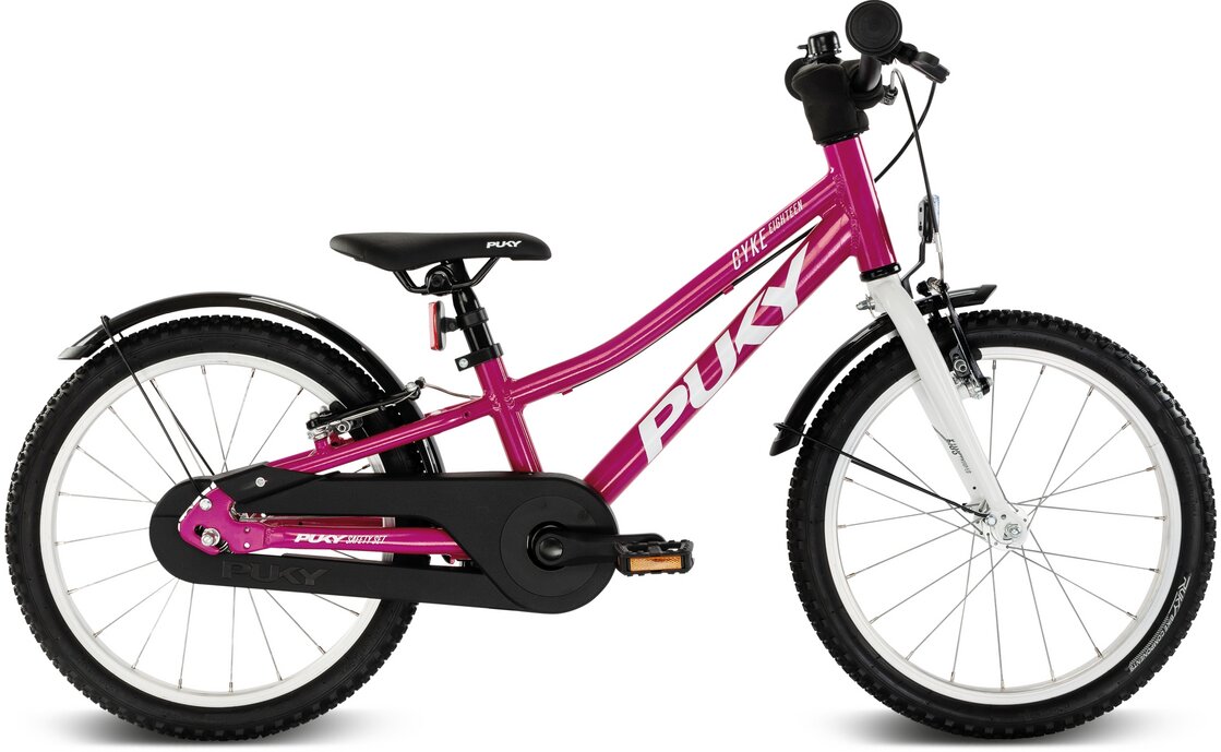 

Детский велосипед Puky Cyke 18 Freilauf - 18 дюймов - Diamant - 2024, цвет Pink|berry/white