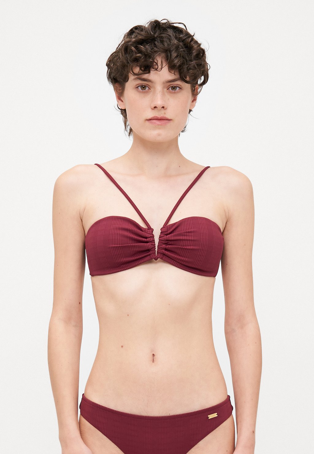 

Верх бикини BANDEAU Copenhagen Studios, бургундия
