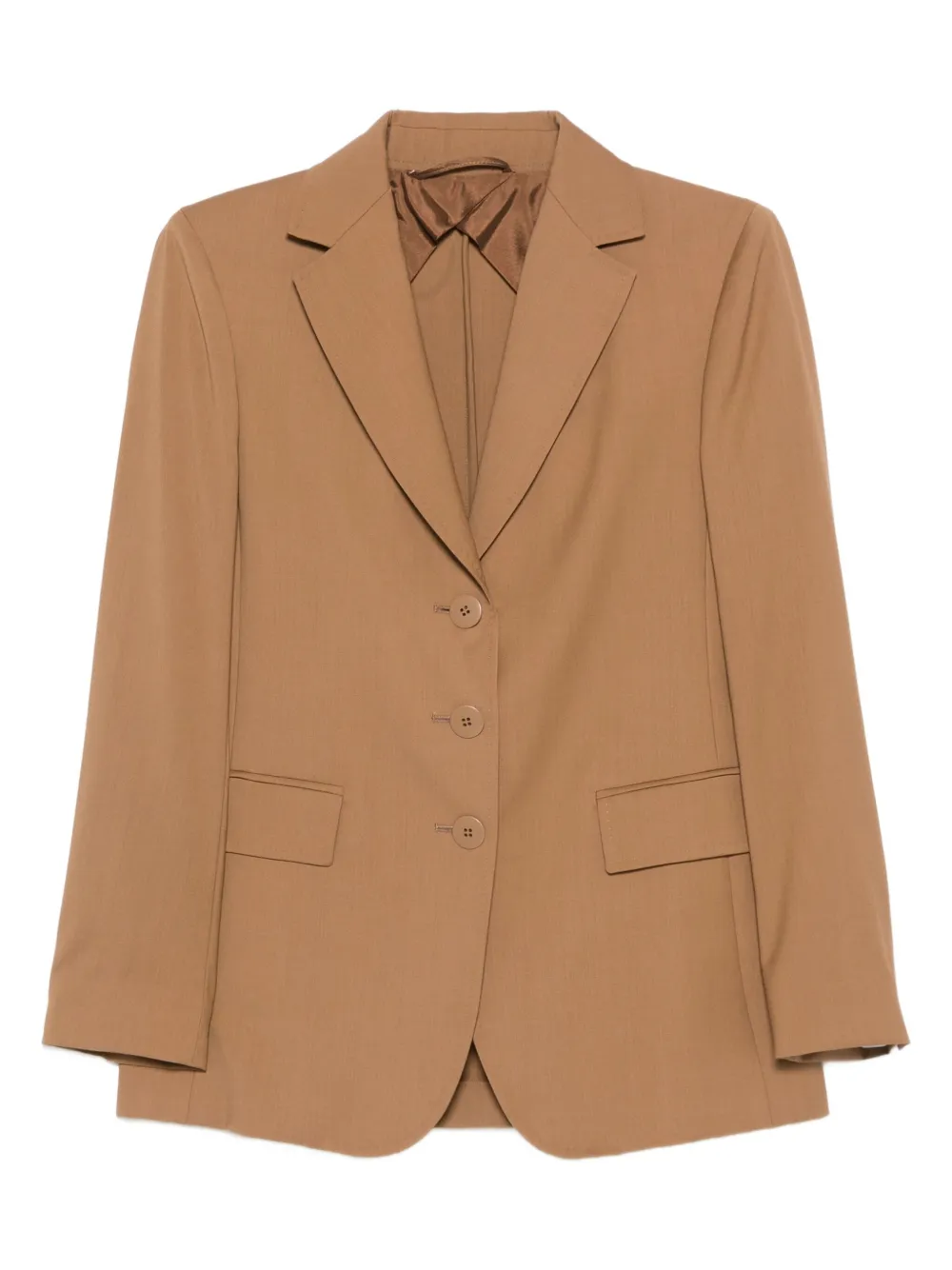 

Однобортный блейзер MAX MARA, коричневый