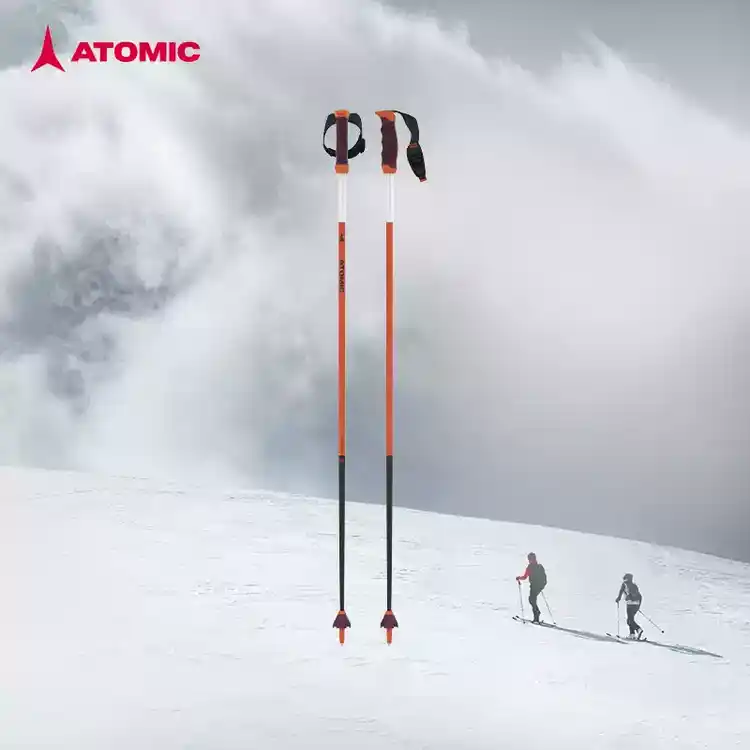 

Atomic Лыжные палки 5/6 звезд full mountain carbon/aluminum, профессиональное горнолыжное снаряжение, красный - 6 star carbon pole redsterultrasqsaJ5, 115cm