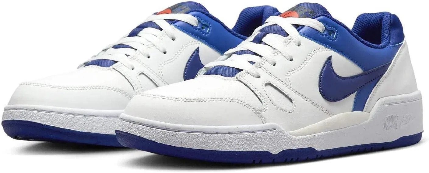 Мужские низкие кроссовки Nike Full Force FB1362, Summit White Deep Royal Blue Racer Blue — фото 3