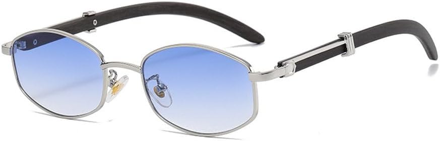 

Необычные модные солнцезащитные очки для женщин и мужчин, стильные ретро-очки в металлической оправе, очки для активного отдыха, очки для вождения WNCKSQ, C06 Silver Blue