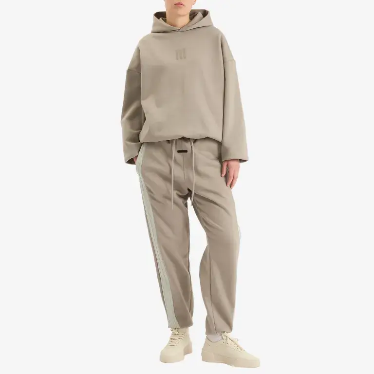 X Fear Of God Fleece Track Pants Adidas, Taupe — фото 4
