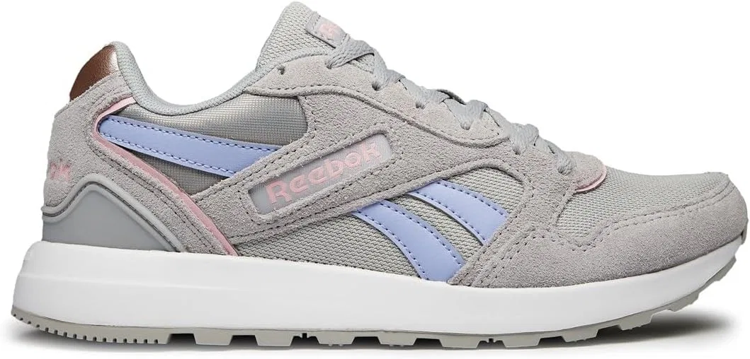 Женские кроссовки Reebok GL1000, Pure Grey 3 Lilac Glow Gold Met — фото 2