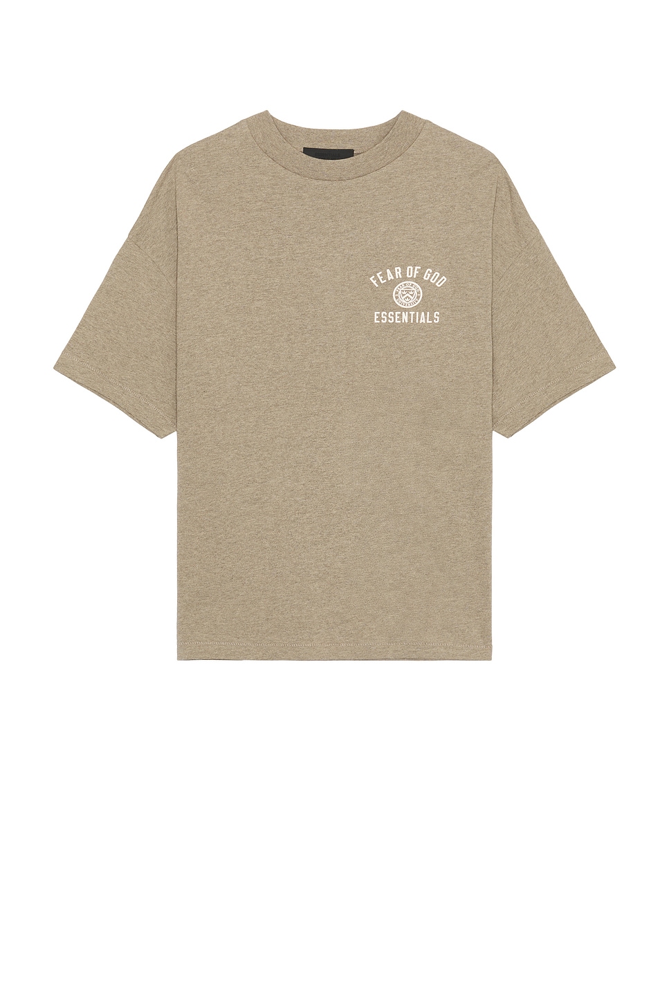 

Футболка с круглым воротом Jersey crewneck tee Fear Of God Essentials, heather gray