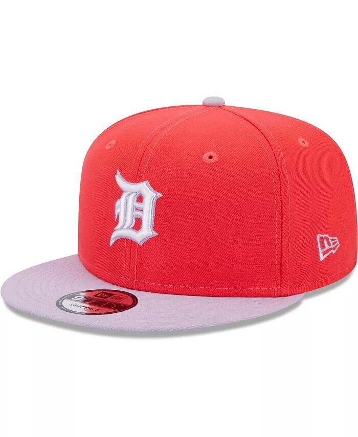 

Мужская красно-фиолетовая базовая двухцветная бейсболка Detroit Tigers Spring 9FIFTY Snapback New Era