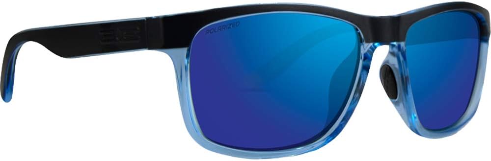 

Спортивные модные мотоциклетные солнцезащитные очки Epoch Delta 2.0 с синими кристаллами и поляризованными линзами с синим зеркальным покрытием Epoch Eyewear, Black/Blue