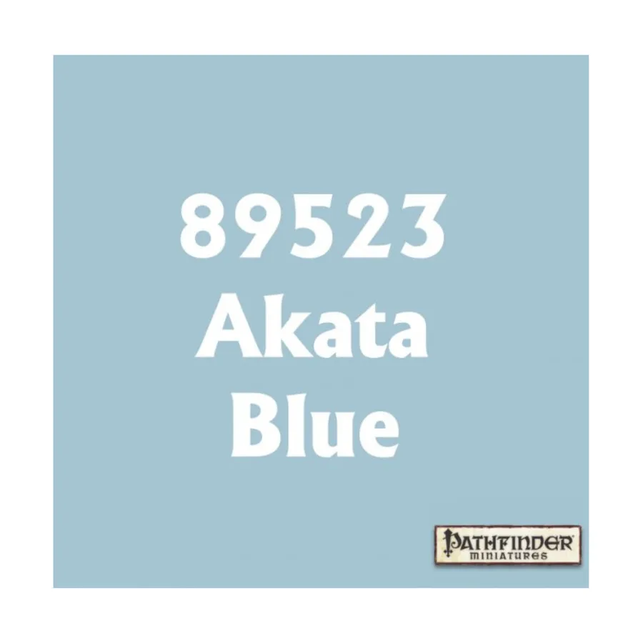 

Аката Блю, Master Series Paints - Pathfinder Colors