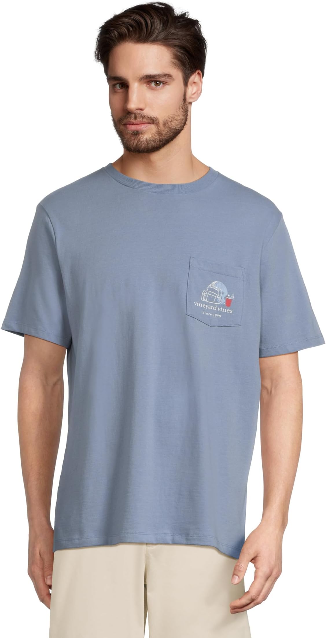 

Футболка Vineyard Vines Saturdaze Short-sleeve Pocket Tee, цвет Summer Evening