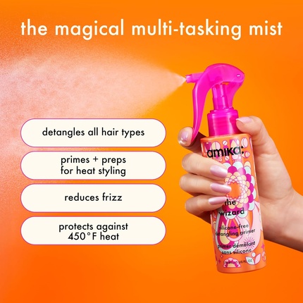 Средство для облегчения расчесывания The Wizard Silicone-Free Detangling Primer 150ml 5oz Amika — фото 2