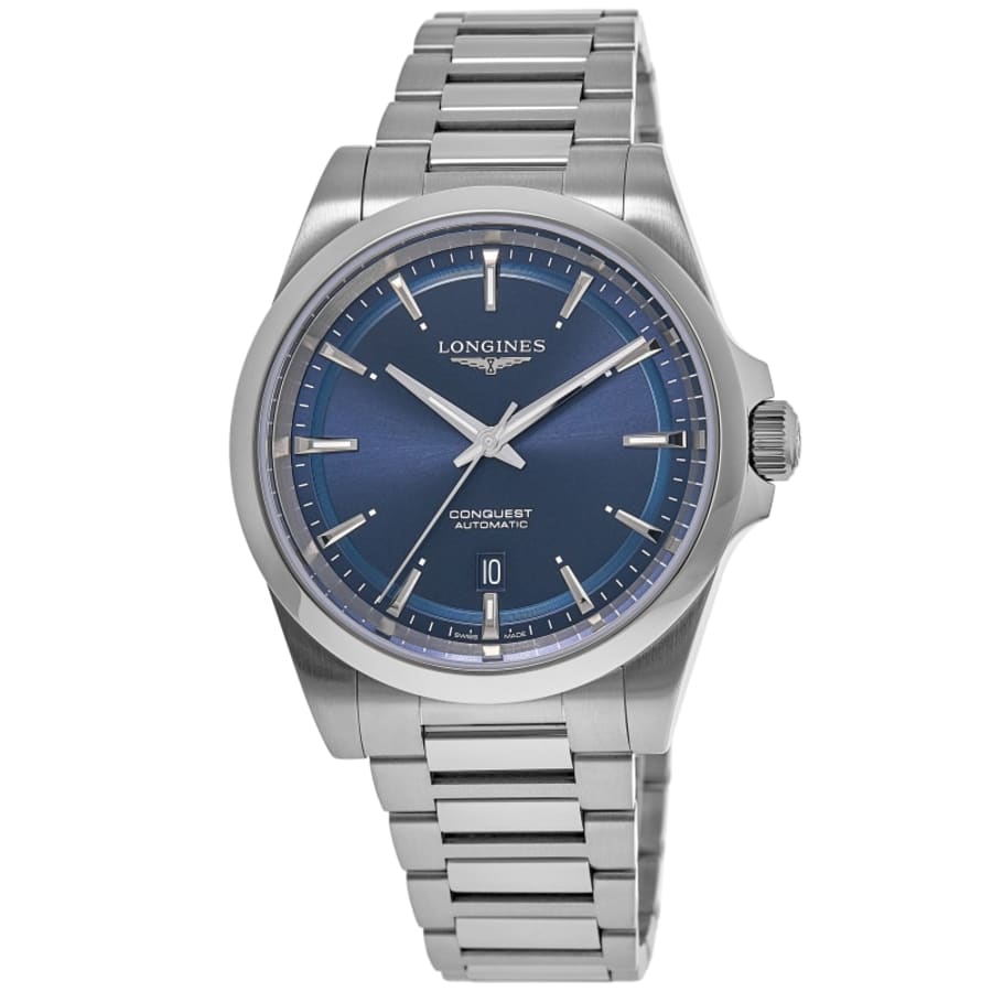 

Longines Conquest Автоматические мужские часы из стали с синим циферблатом L3.720.4.92.6