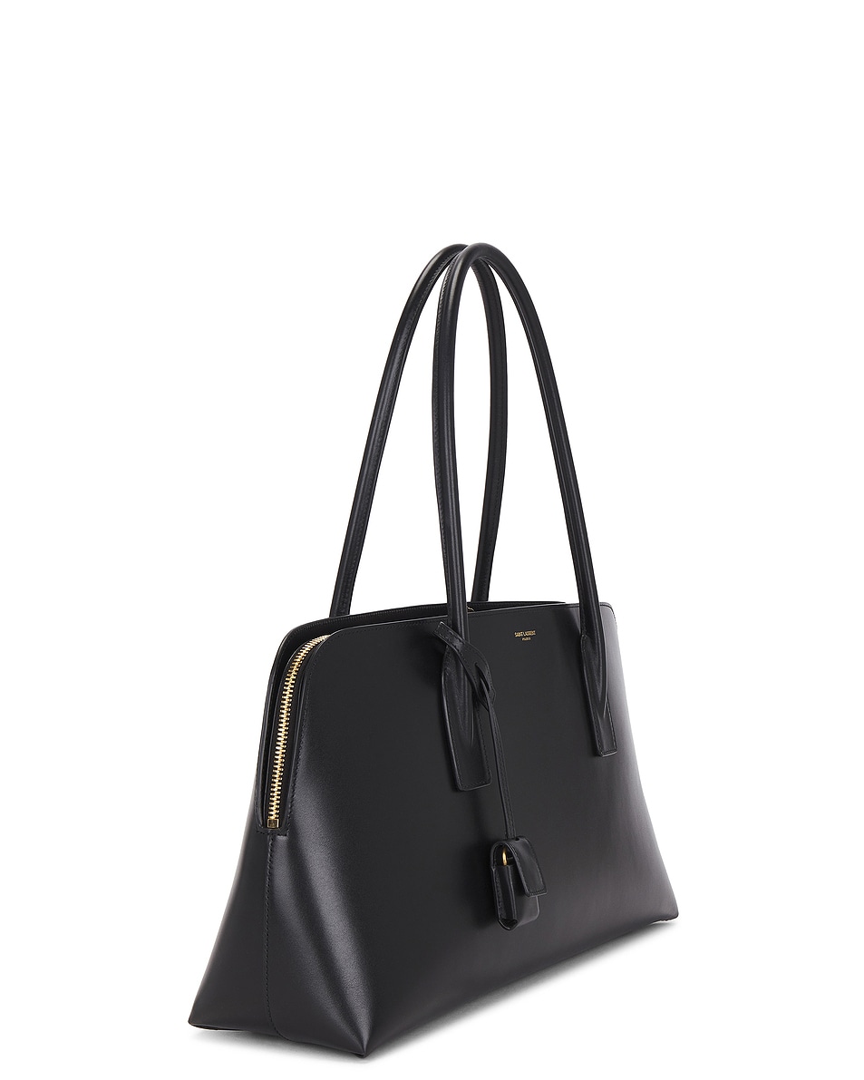 Большая сумка Sac De Jour в стиле боулинг Saint Laurent, Nero — фото 4