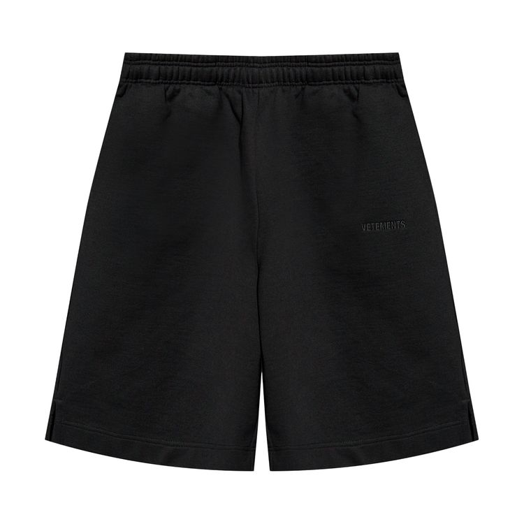 

Шорты Vetements Embroidered Logo Shorts 'Black', черный