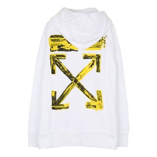 

Толстовка arrow gradient drawstring loose fit white Off-White, белый