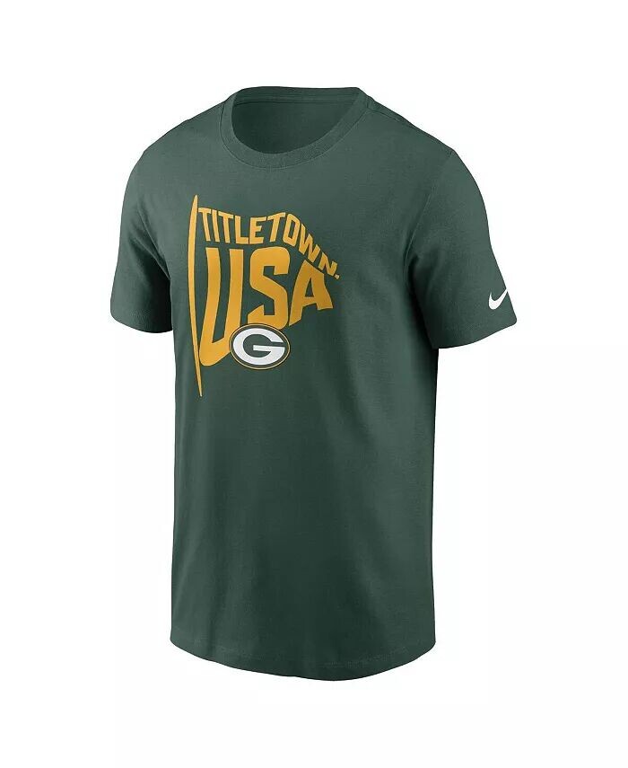 Мужская зеленая футболка Green Bay Packers Local Essential Nike, зеленый — фото 2