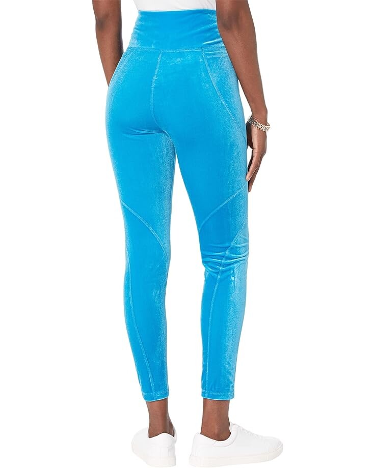 

Брюки Lilly Pulitzer Weekender High-Rise Leggings, цвет Teal Bay