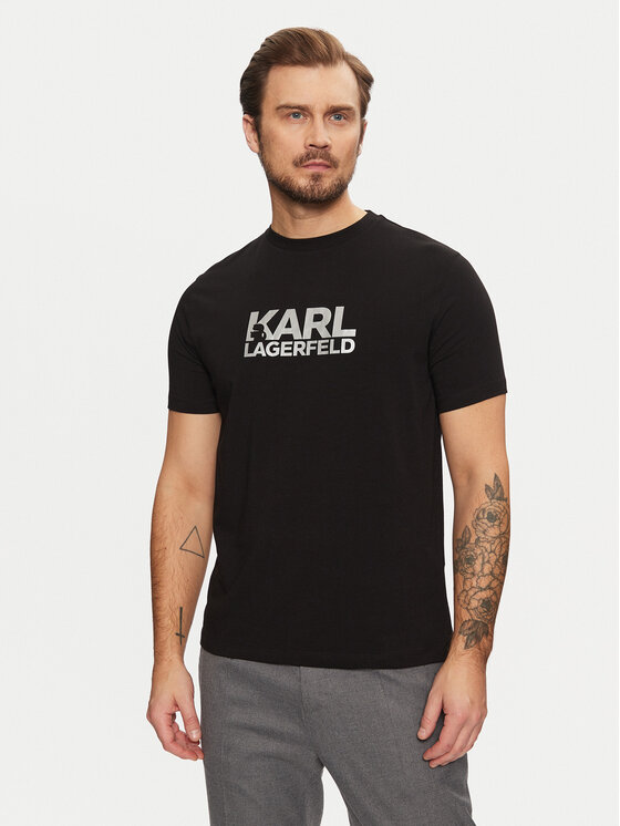 

Футболка обычного кроя 755087 551235 Karl Lagerfeld, черный