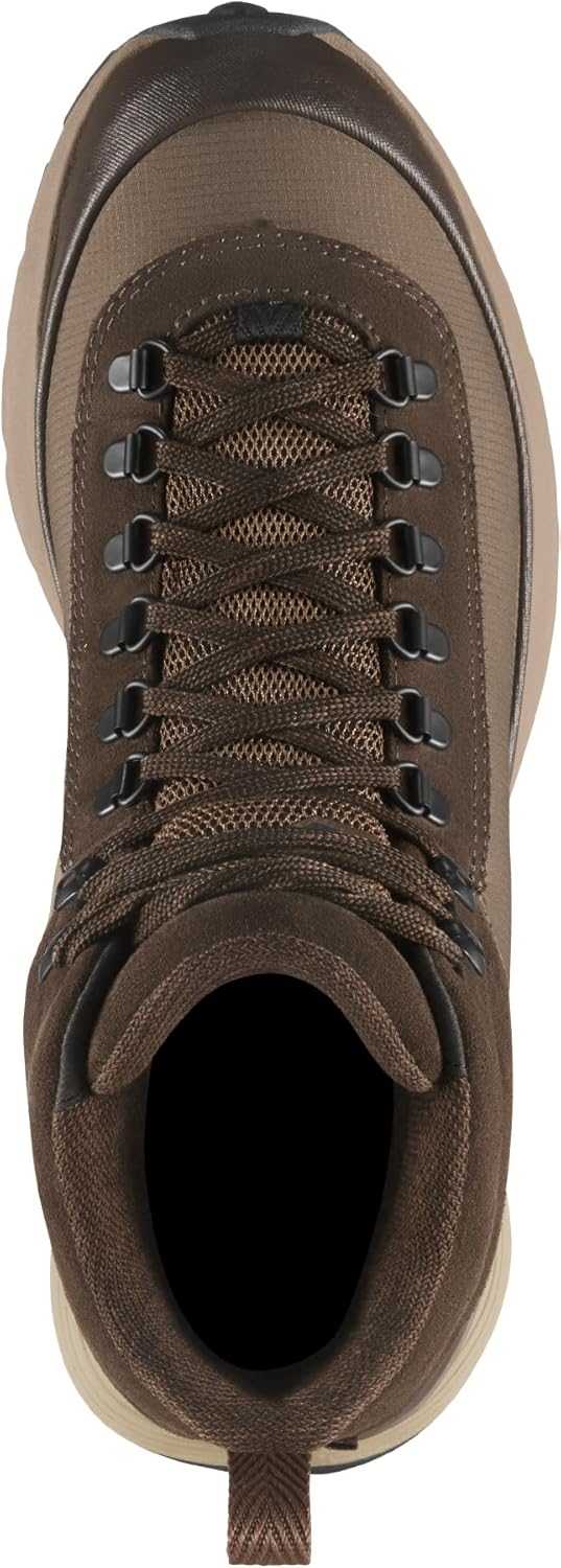 Мужские водонепроницаемые походные ботинки Danner Trail Trainer Mid 4, легкие, прочные, без утеплителя, для активного отдыха на улице, коричневый — фото 4