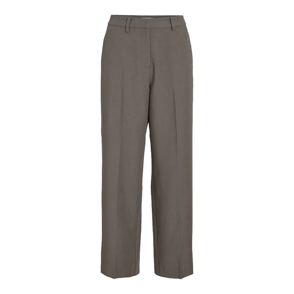 

Брюки с высокой талией Vila Siffe Straight Fit, серый