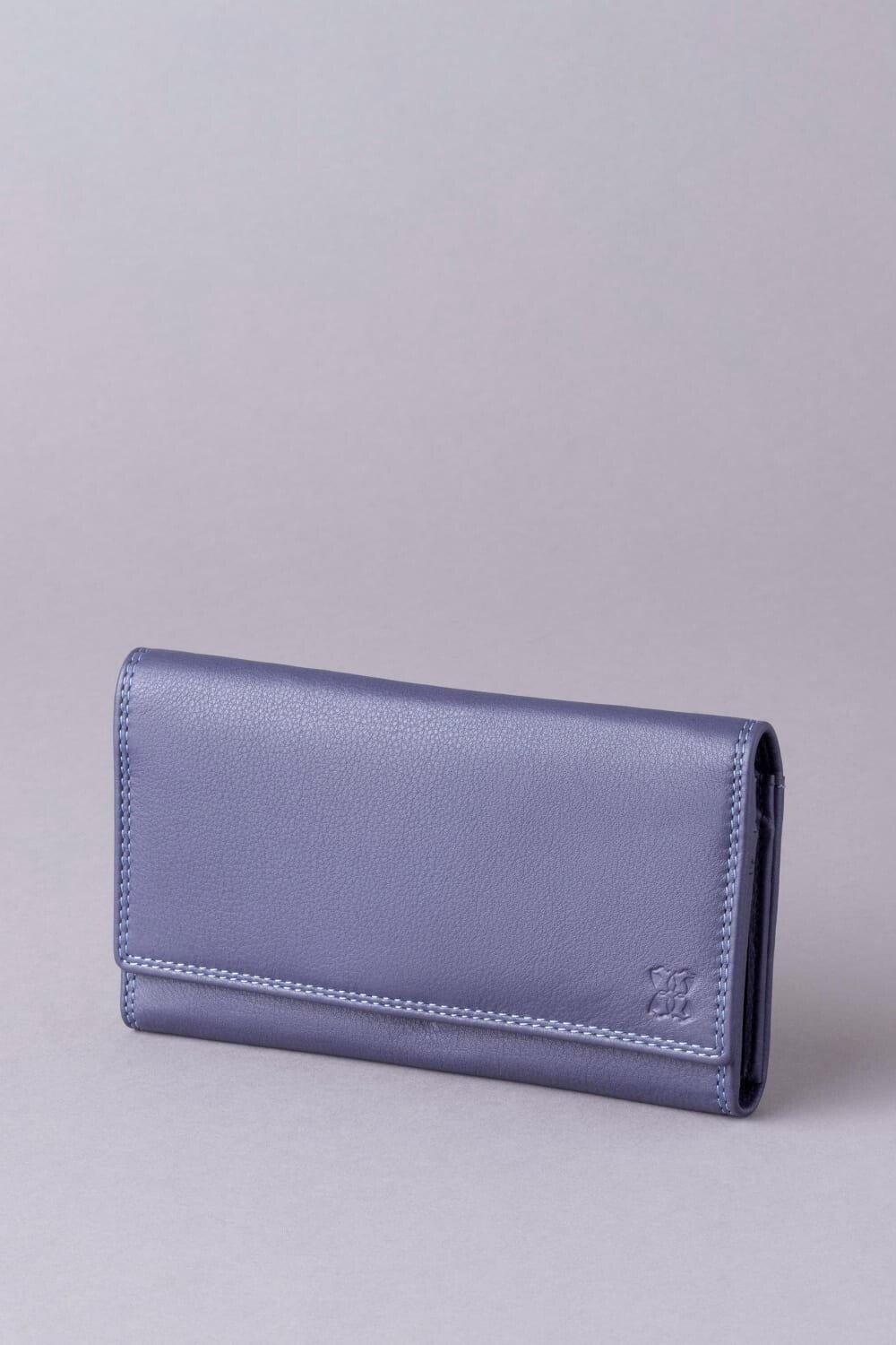 

Большой кожаный кошелек Lakeland Leather, фиолетовый