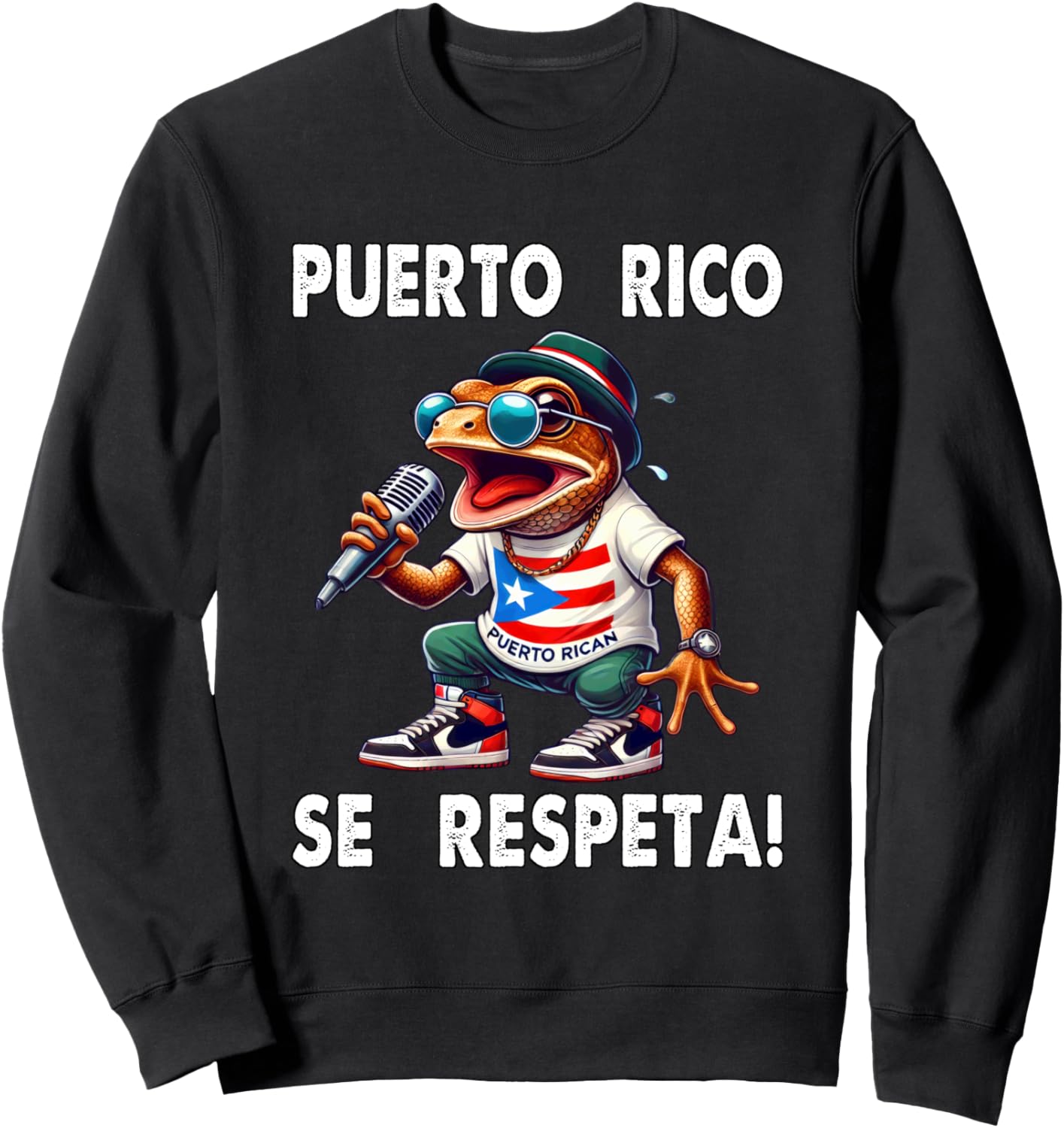 

Толстовка Puerto Rico Se Lepeta Koki Bolicua Mike Protest Puerto Rico Se Respeta Collection, More Here, черный
