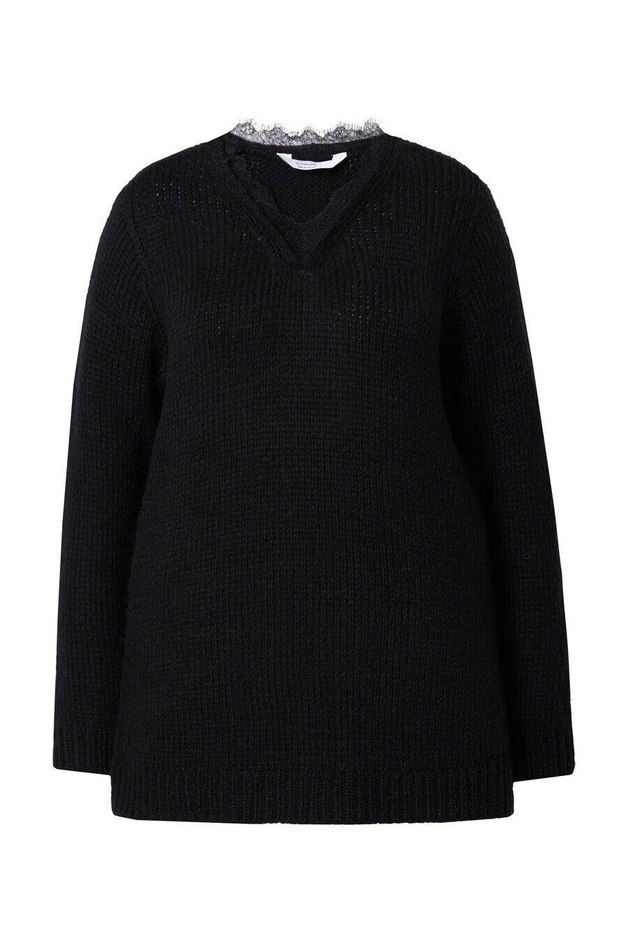 

Тонкий вязаный свитер MIAMODA Sweater, черный