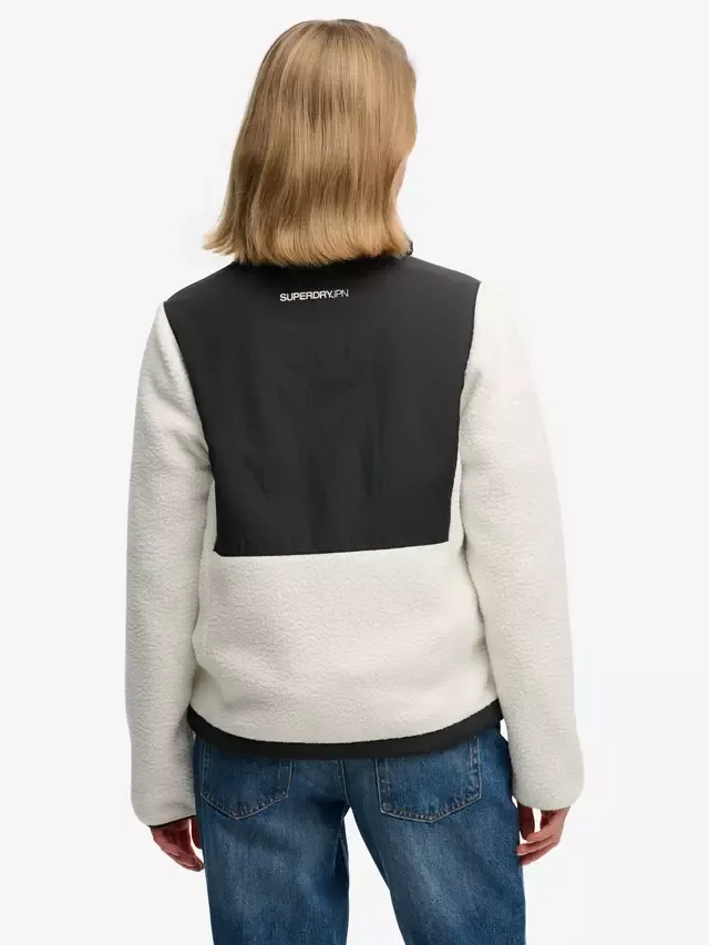 Куртка Polar Fleece Hybrid Trekker, цвет белый Superdry — фото 2