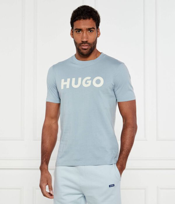 

Футболка синего цвета Regular fit Hugo, синий