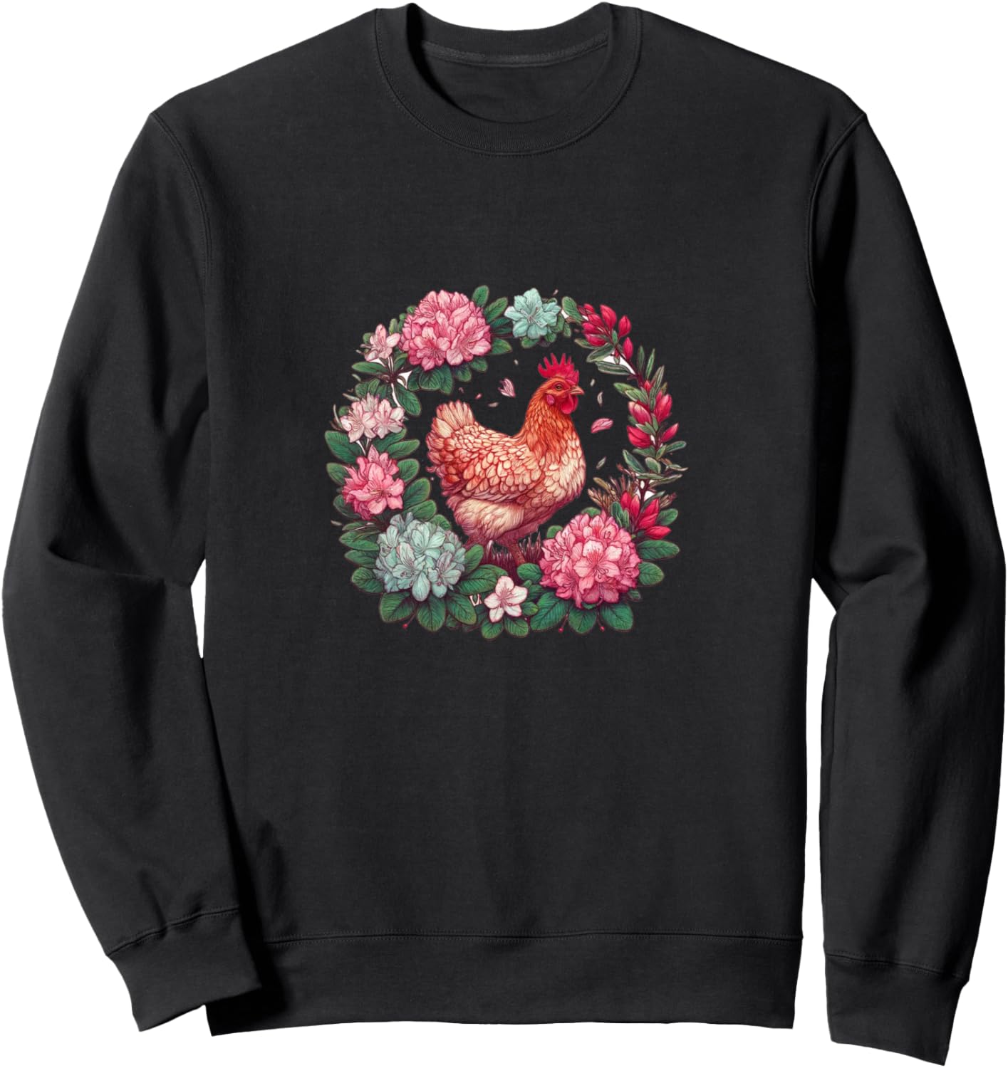

Толстовка с изображением милого курятника и курицы Cute Snugg, черный