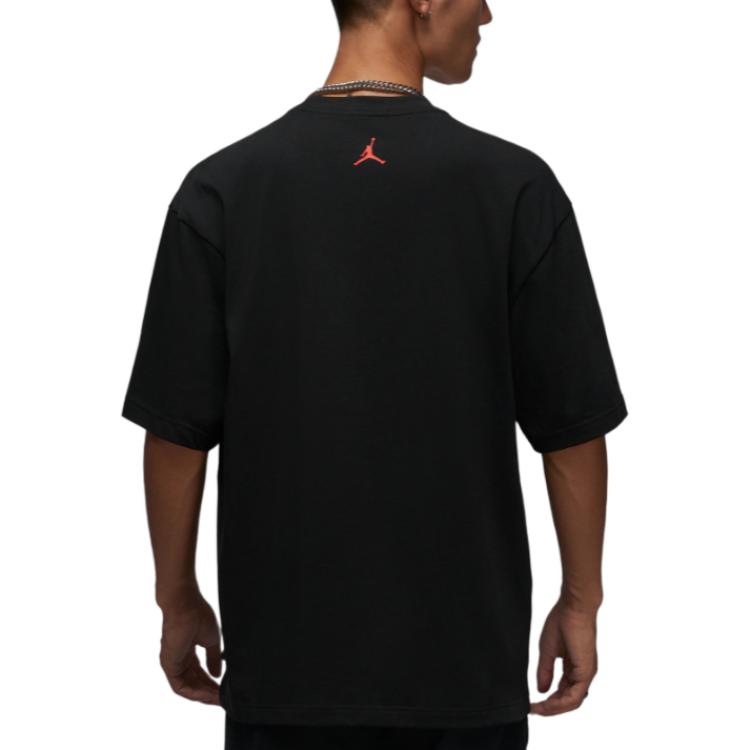 Jordan Футболка Tatum мужская black/university red — фото 3