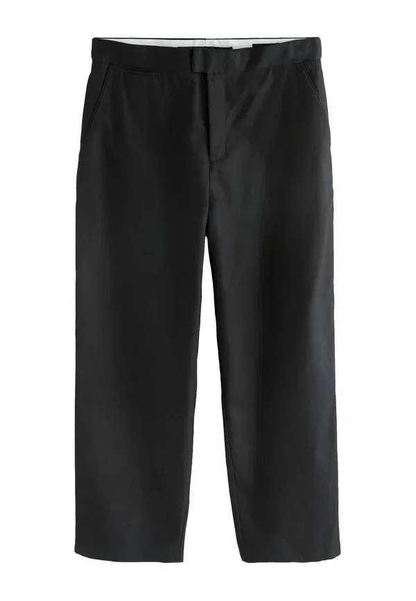Брюки Next Regular fit relaxed fit smart chinos with side adjuster, черный