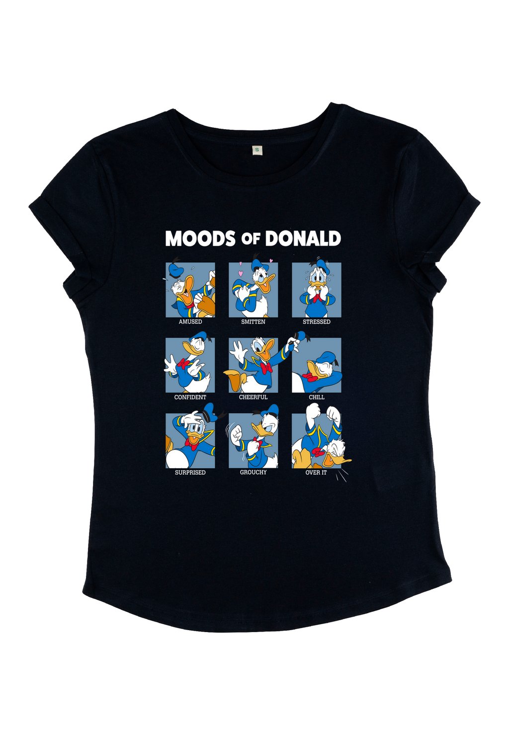 

Футболка с принтом MICKEY CLASSIC DONALD MOODS Disney, темно-синий