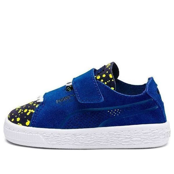 

Кроссовки suede deconstr. mon ster v running shoes blue/yellow Puma, синий