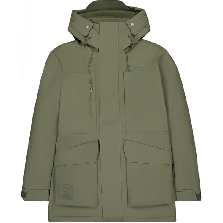 

New Balance Мужская зеленая куртка пуховик, Green