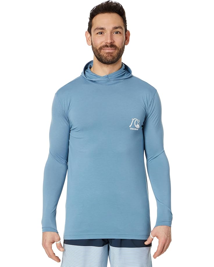 

Пляжная футболка Quiksilver DNA Hooded Surf Tee, цвет Blue Shadow