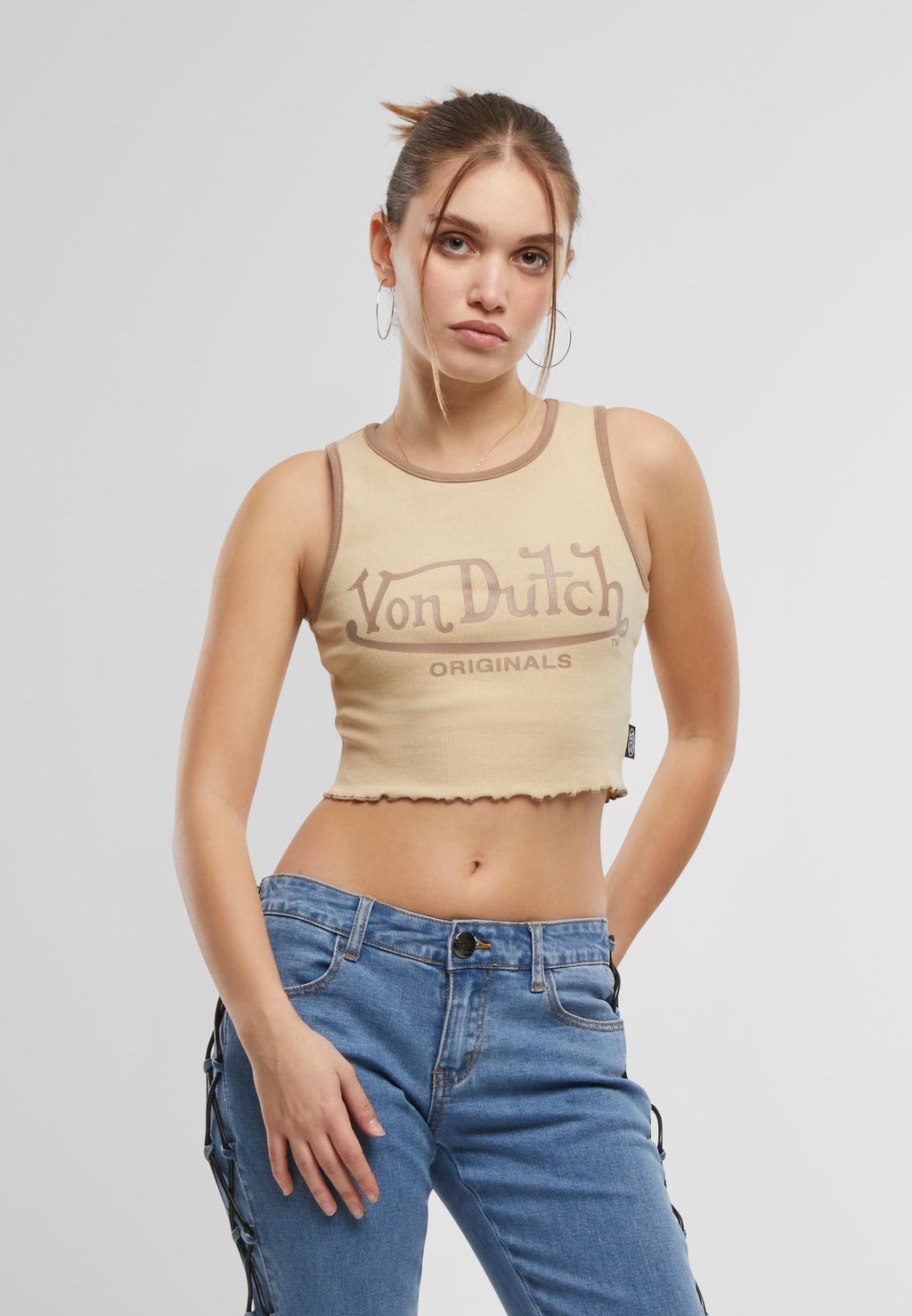

Топ ASHLEY Von Dutch, бежевый
