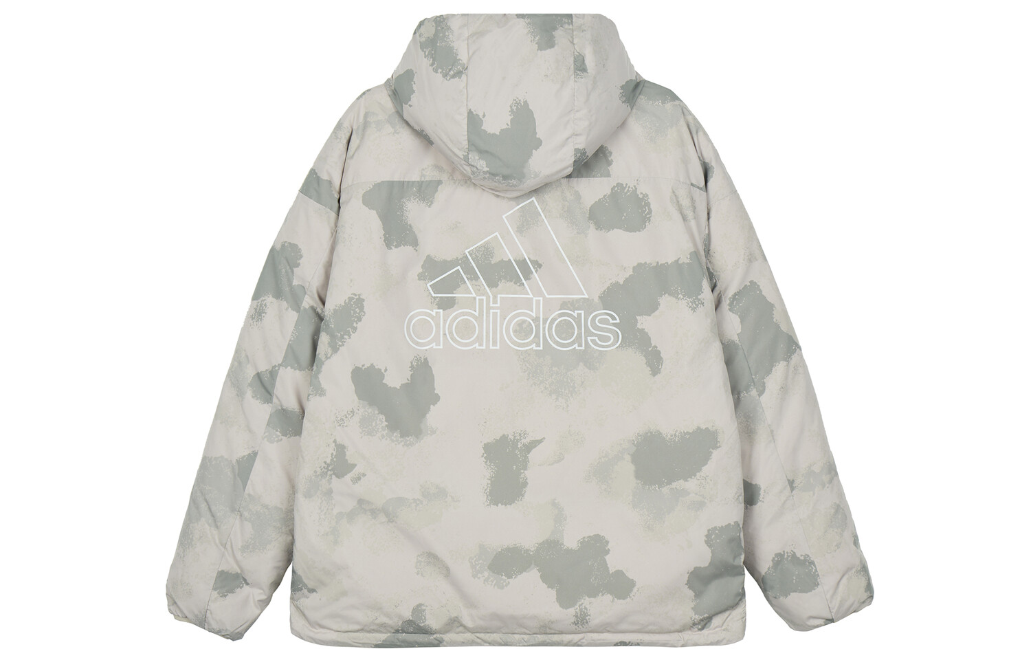 Пуховик мужской светлый хаки Adidas, хаки — фото 4