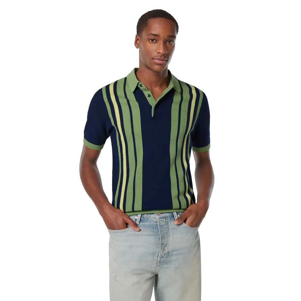

Поло с коротким рукавом Scotch & Soda Structured Regular Fit, синий