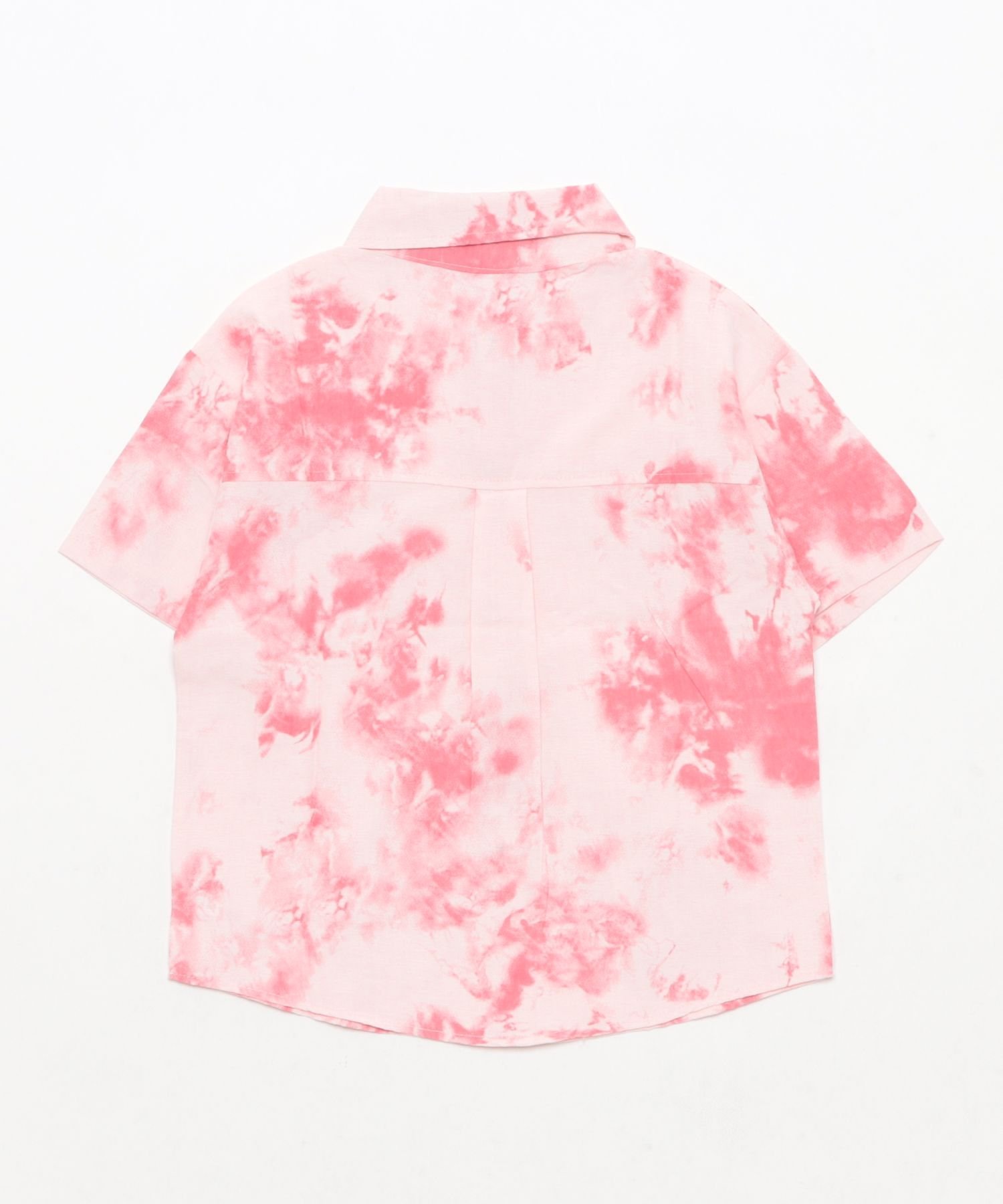Детская футболка с коротким рукавом в стиле тай-дай [aimoha-KIDS-] Aimoha Kids, pink — фото 4