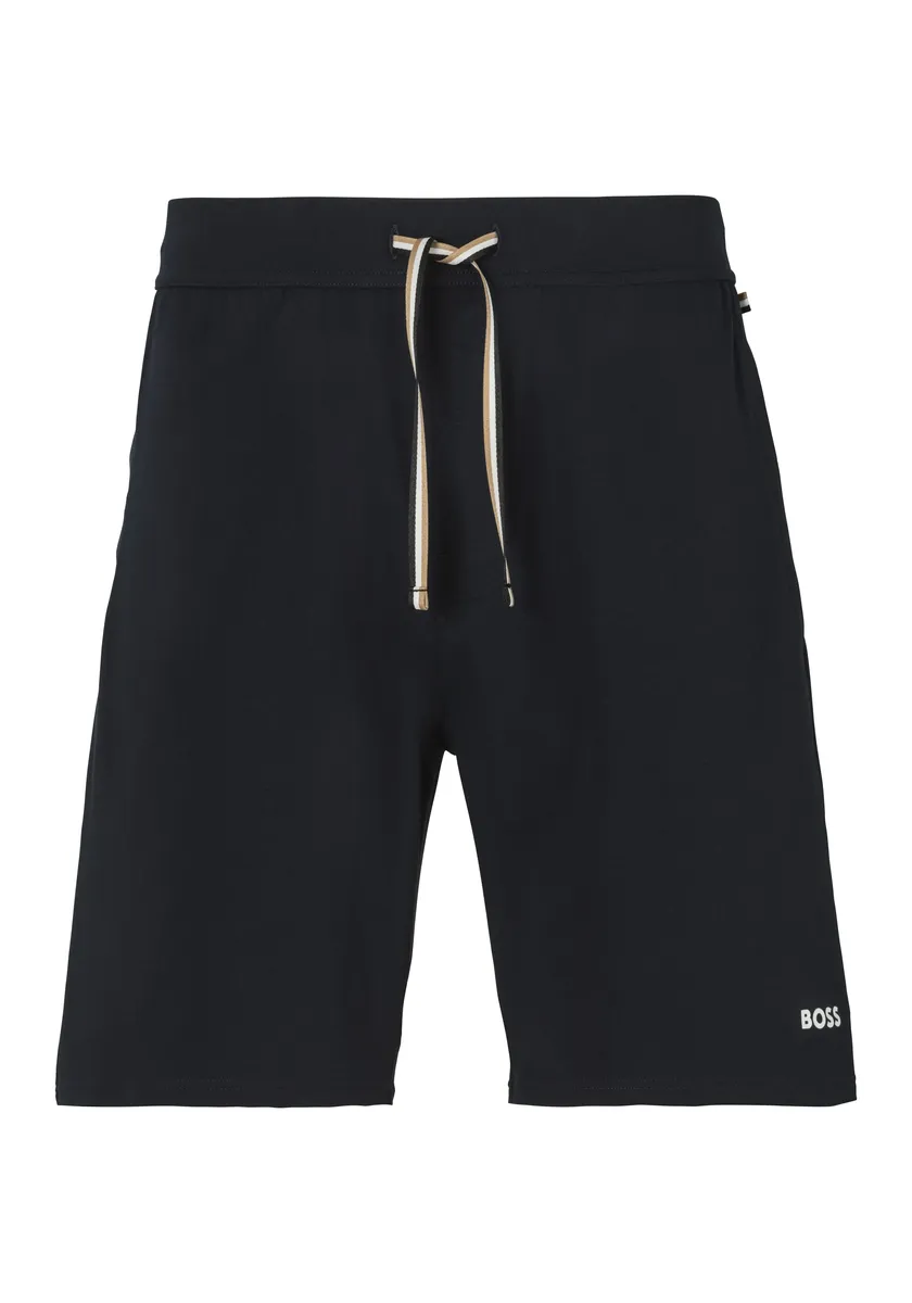 

Пижамные штаны BOSS "Unique Shorts CW", с надписью BOSS, синий