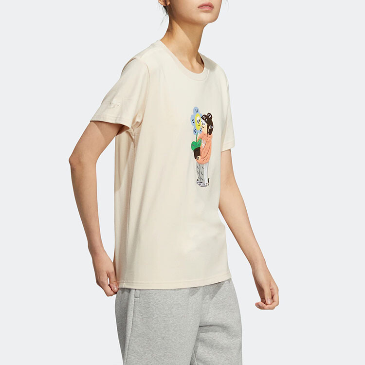 Футболка Charr Morita женская, цвет белый Adidas Originals — фото 4