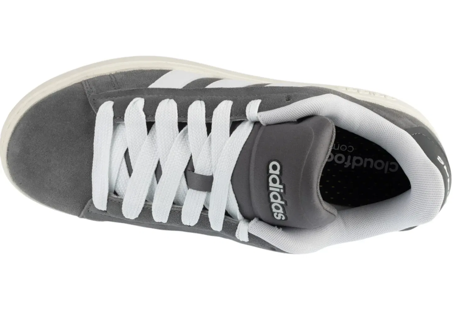 Кроссовки низкие Grand Court Alpha, Adidas Performance, серый — фото 3