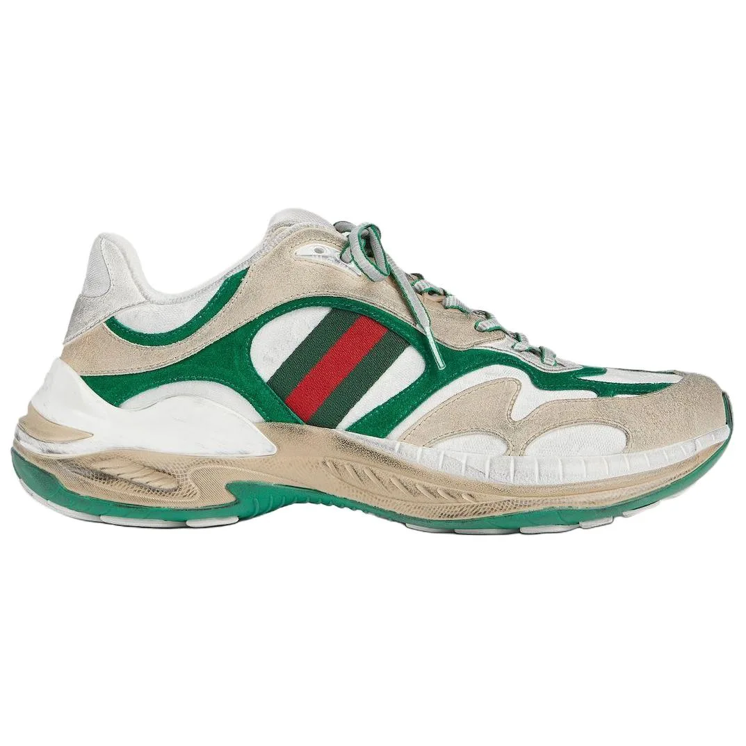 GUCCI 2.0 Low top Chunky Sneakers мужские Green — фото 3