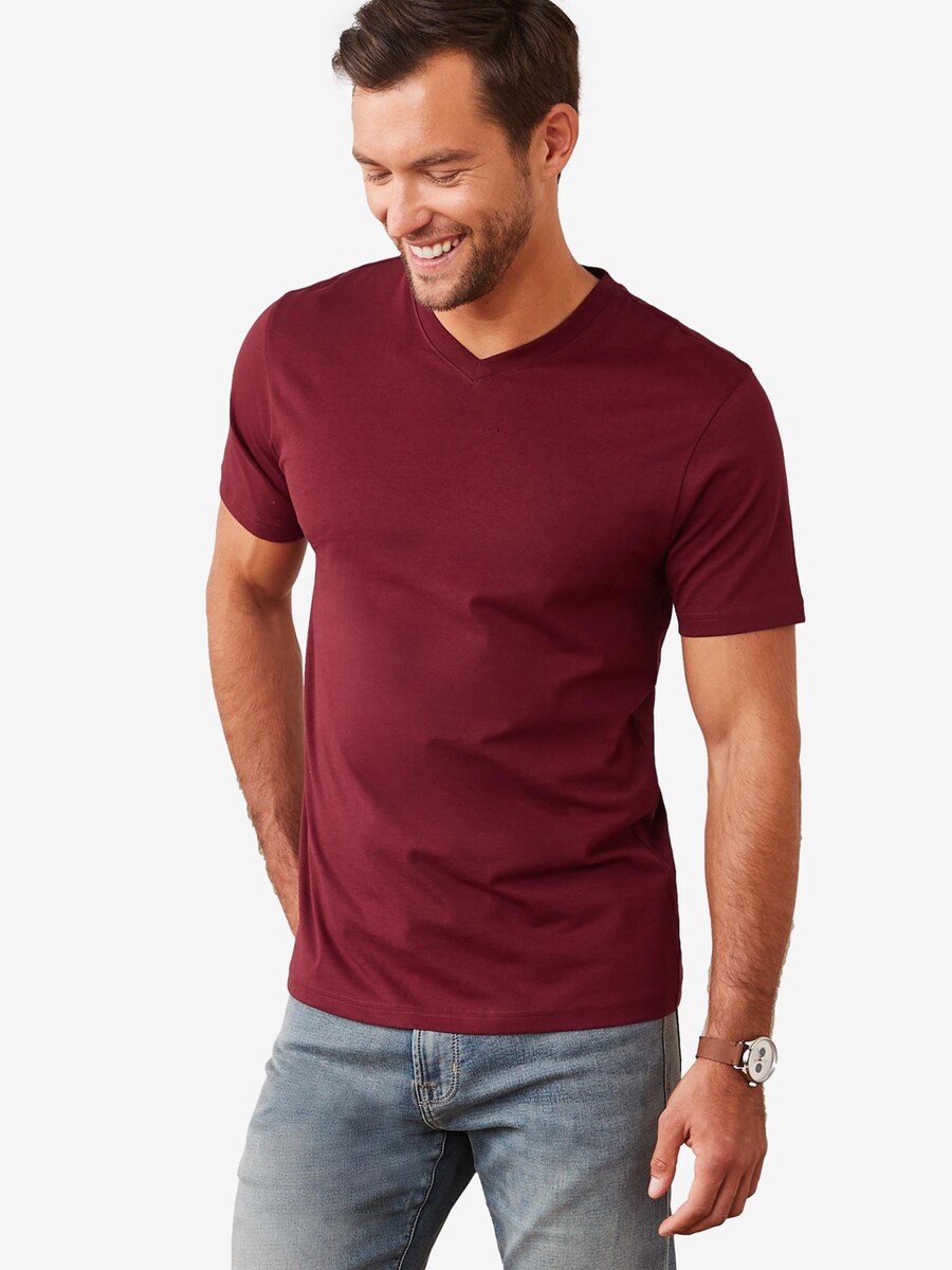 Рубашка Next Essential, цвет Wine red — фото 2