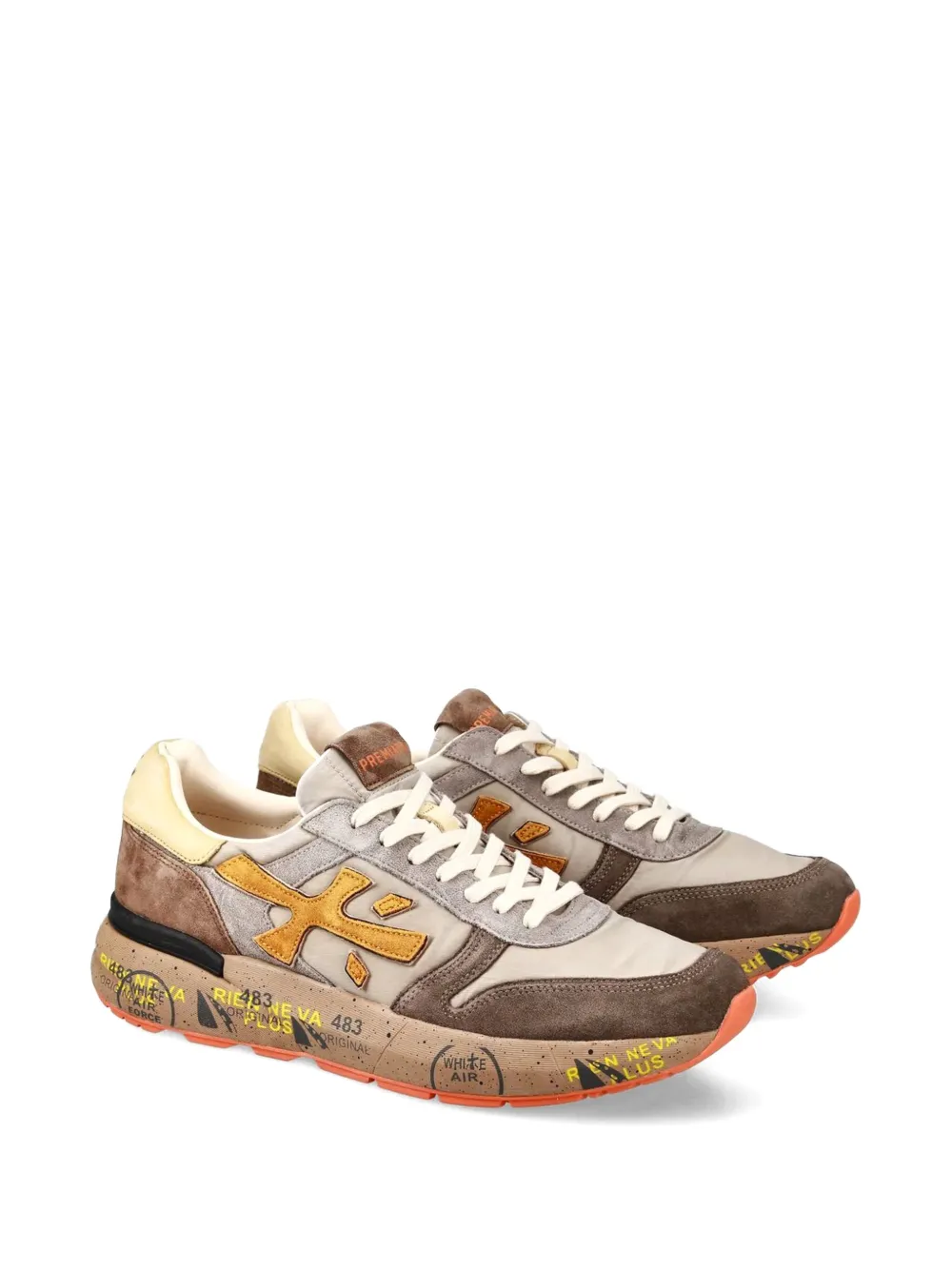 Кроссовки MICK 7866 lace-up suede senakers PREMIATA, коричневый — фото 2