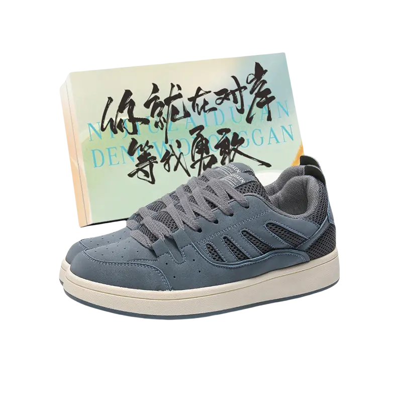 

Низкие мужские кроссовки JimiXiong, Gray+Box