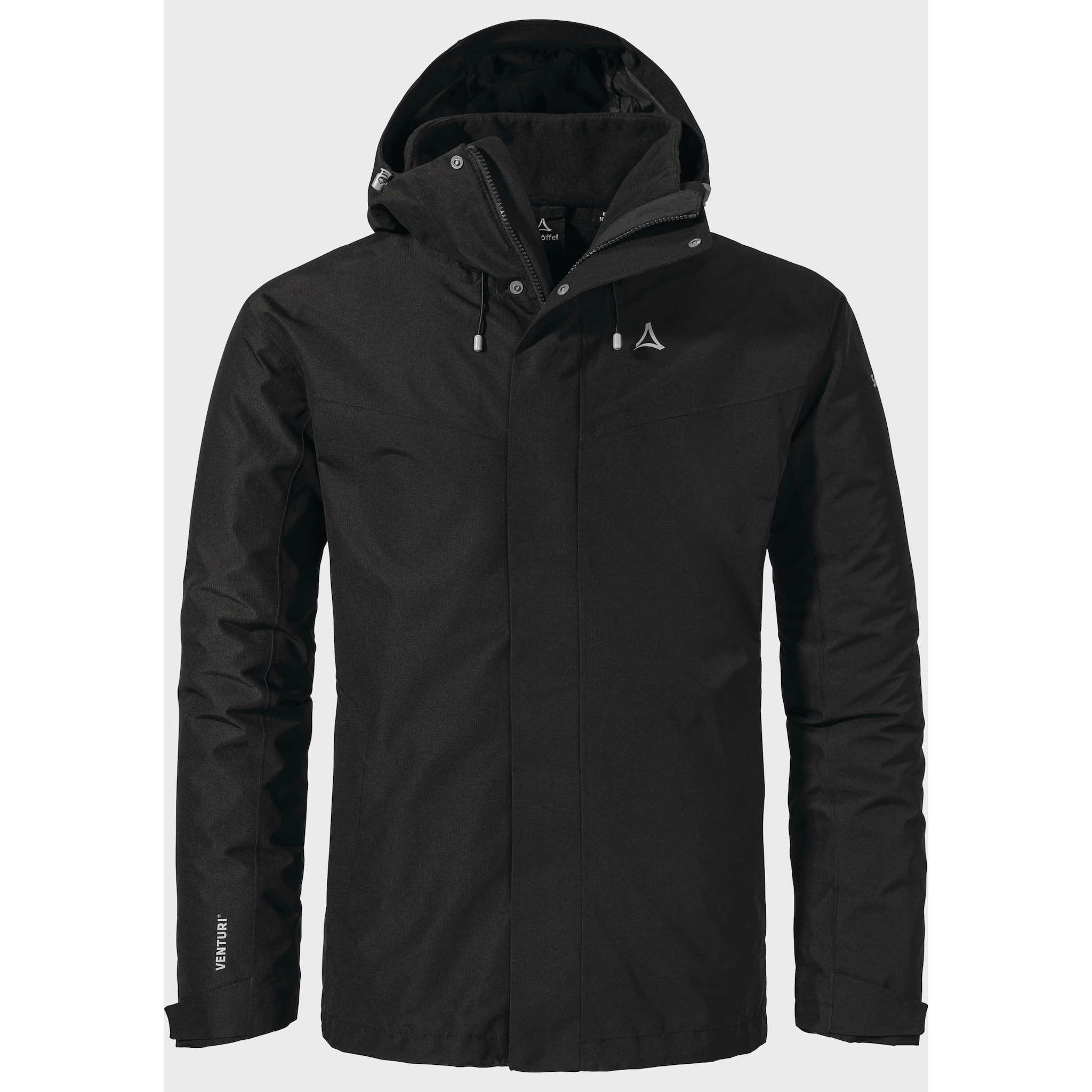 

Двойная куртка Schöffel "Hiking 3in1 Jacket Style Okere MNS", с капюшоном, черный