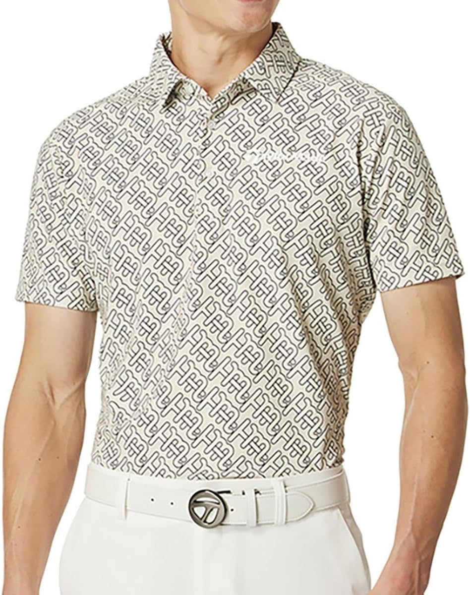 

Поло TaylorMade Monogram S/S, бежевый