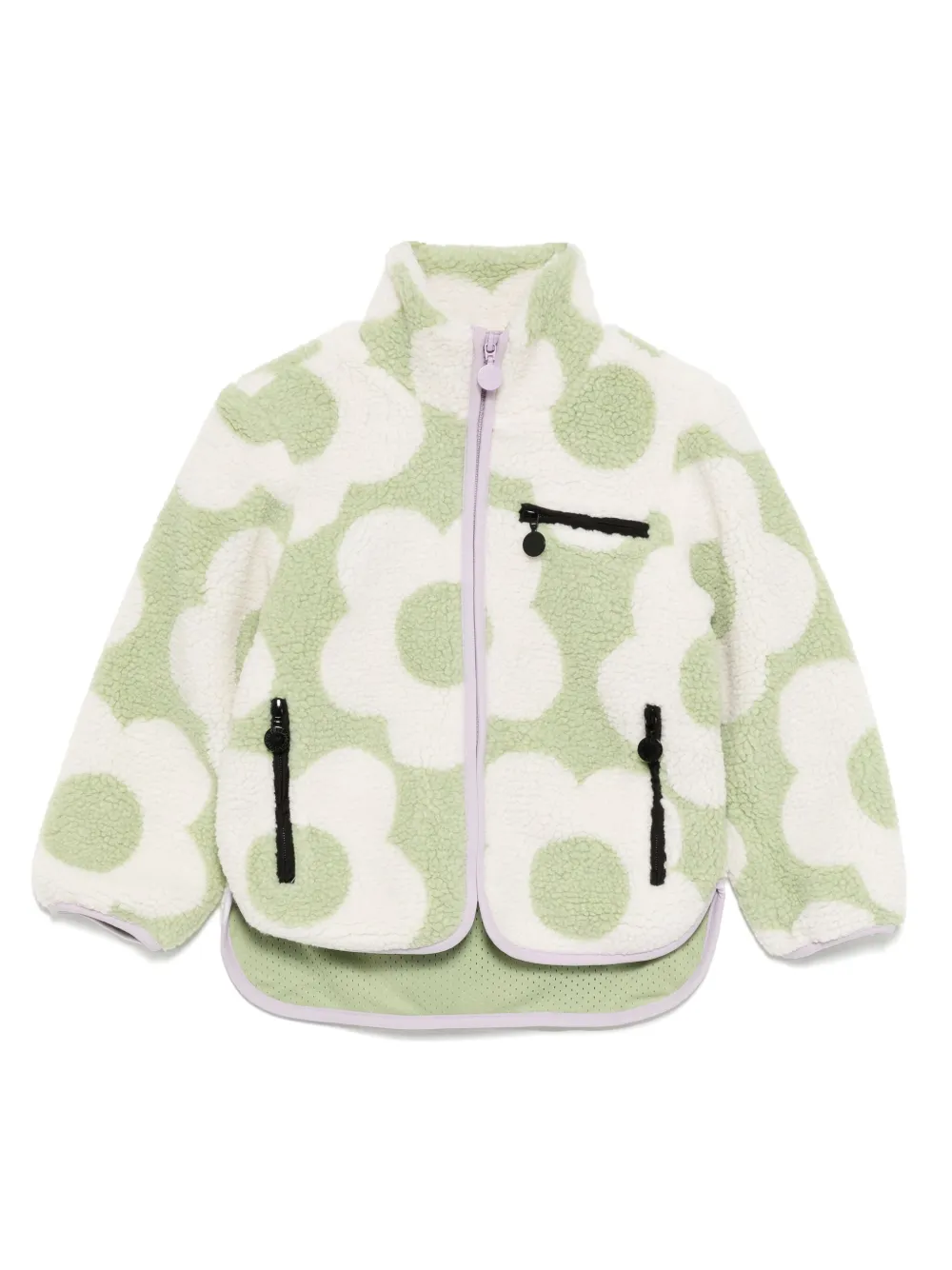 

Куртка с цветочным принтом Stella McCartney Kids, зеленый