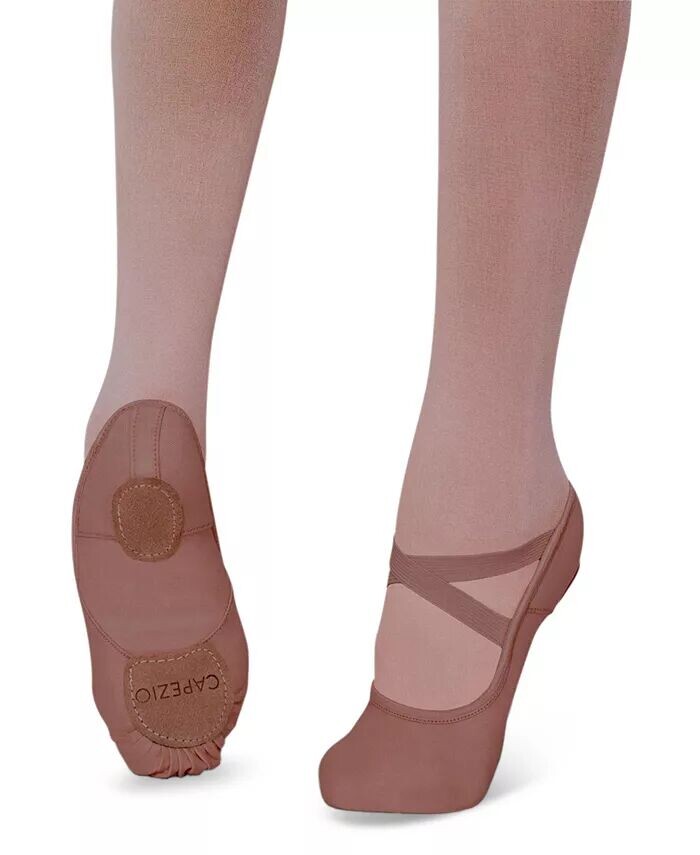 

Холщовые балетки Hanami — для детей | Мокко Capezio, коричневый